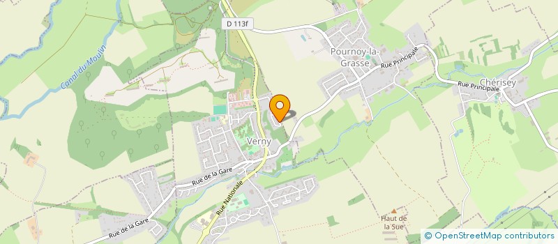 localisation de l'entreprise SCI SERPENOISE  CUVRY