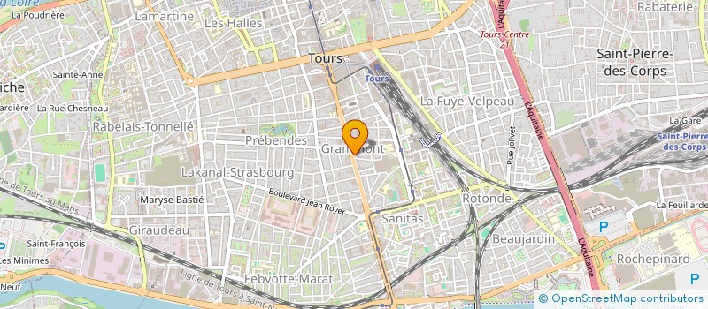 localisation de l'entreprise SCI SERPENT VOLANT à TOURS