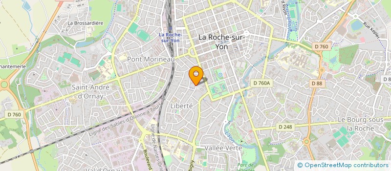 localisation de l'entreprise SCI SERPENTINE à LA ROCHE-SUR-YON