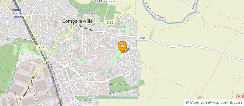 localisation de l'entreprise SCI SERPENTINE  COMBS-LA-VILLE