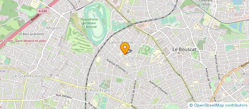 localisation de l'entreprise SCI SERPORAT  LE BOUSCAT