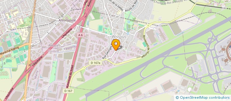 localisation de l'entreprise SCI SERQUIER  WISSOUS