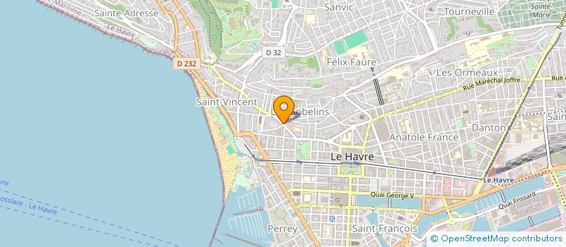 localisation de l'entreprise SCI SERRATA à LE HAVRE