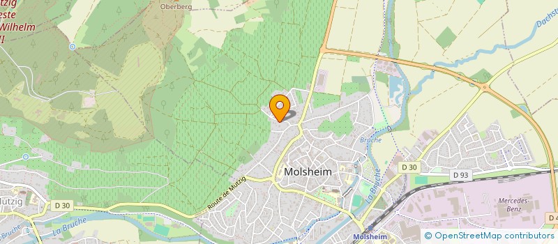 localisation de l'entreprise SCI SERRATS IMMO  MOLSHEIM