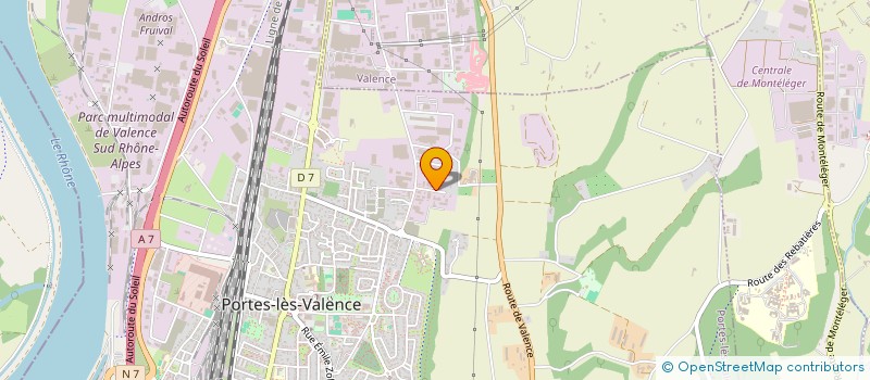 localisation de l'entreprise SCI SERRE  PORTES-LES-VALENCE