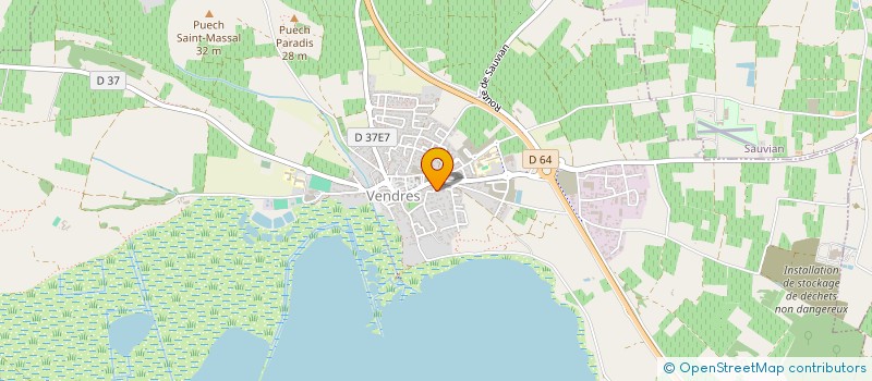 localisation de l'entreprise SCI SERRE  VENDRES