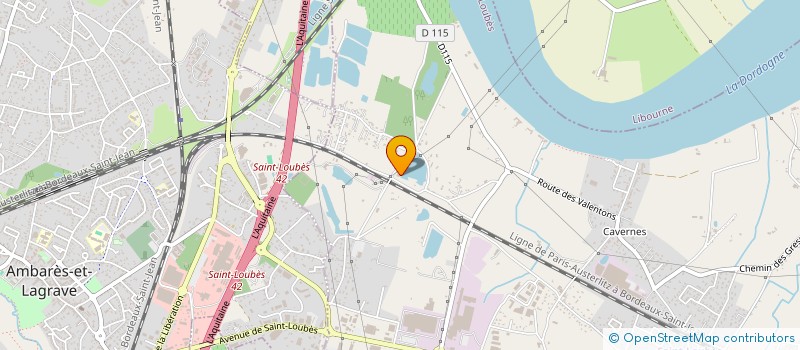 localisation de l'entreprise SCI SERRE  SAINT-LOUBES