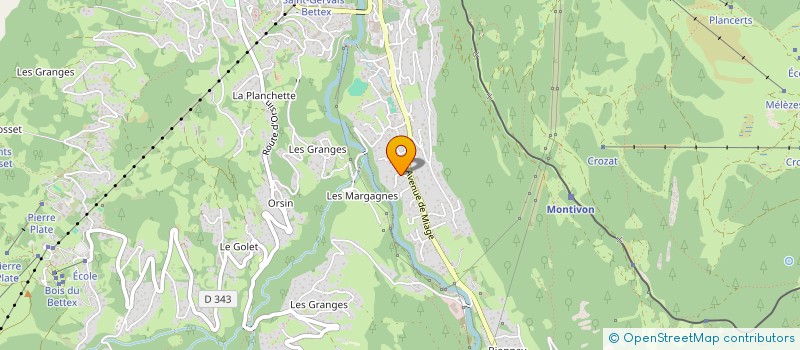 localisation de l'entreprise SCI SERRE  SAINT-GERVAIS-LES-BAINS