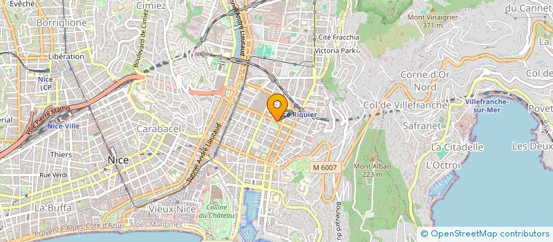 localisation de l'entreprise SCI SERRE CLEMENT à NICE