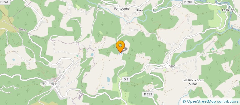 localisation de l'entreprise SCI SERRE DE BESSES  SILHAC