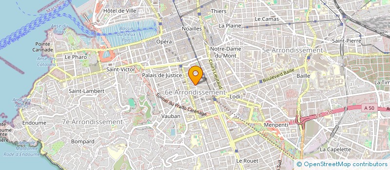 localisation de l'entreprise SCI SERRE DU VILLARD à MARSEILLE