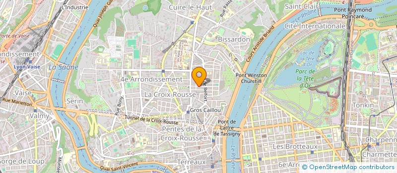 localisation de l'entreprise SCI SERRE ET CIE  LYON