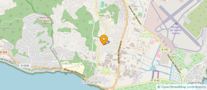 localisation de l'entreprise SCI SERRE ET FILS à HYERES