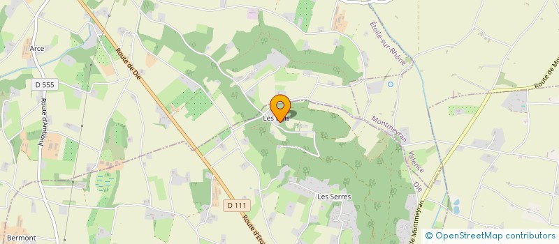 localisation de l'entreprise SCI SERRE MEAN  MONTOISON