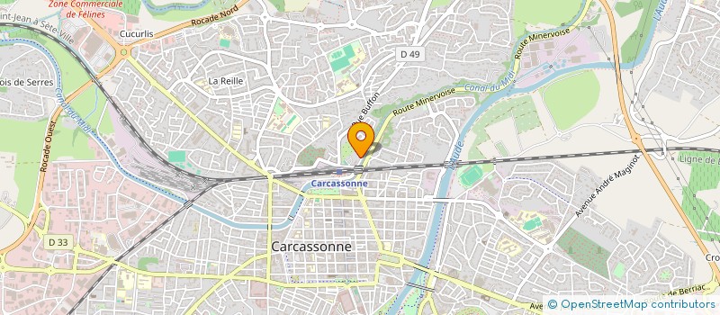 localisation de l'entreprise SCI SERRES PARADIS à CARCASSONNE