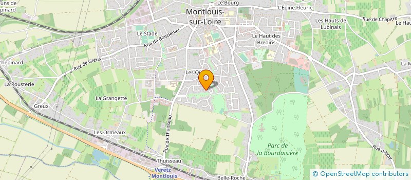 localisation de l'entreprise SCI SERRES VIVES à MONTLOUIS-SUR-LOIRE