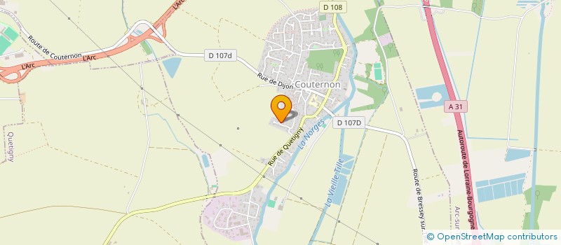 localisation de l'entreprise SCI SERRIGNY-MIRAMONT  COUTERNON