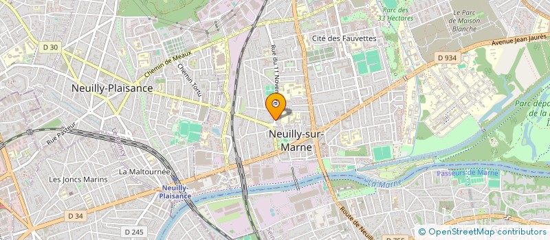 localisation de l'entreprise SCI SERRIS 1 JG  NEUILLY SUR MARNE