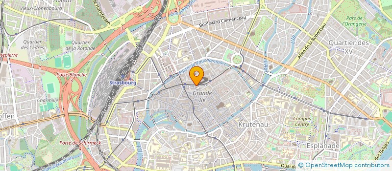 localisation de l'entreprise SCI SERRURIERS 25  STRASBOURG