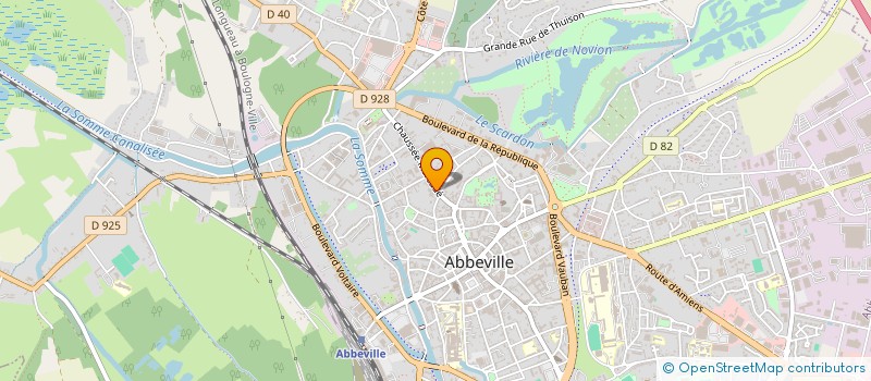 localisation de l'entreprise SCI SERSA à ABBEVILLE