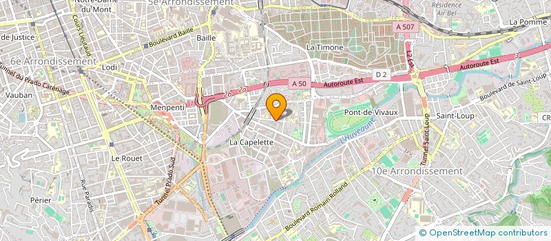 localisation de l'entreprise SCI SERSE à MARSEILLE