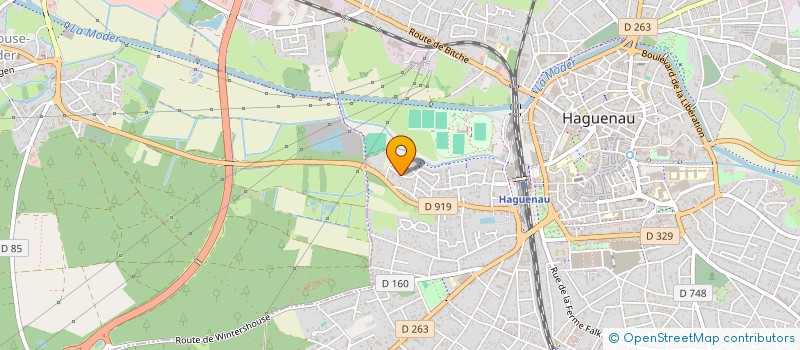 localisation de l'entreprise SCI SERT  HAGUENAU