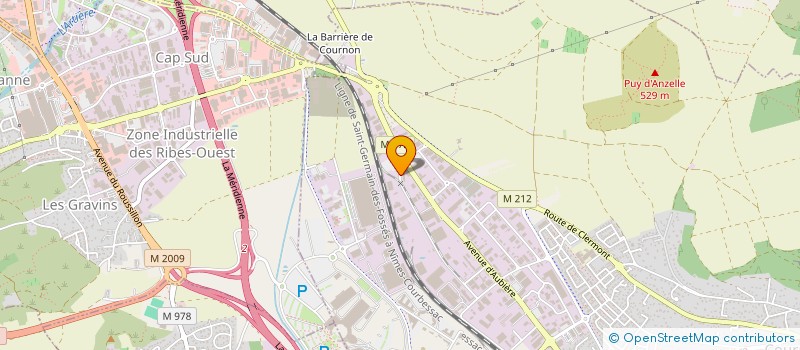 localisation de l'entreprise SCI SERT IMMO  COURNON-D'AUVERGNE