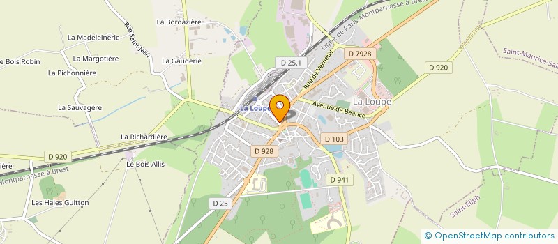 localisation de l'entreprise SCI SERTINE à LA LOUPE