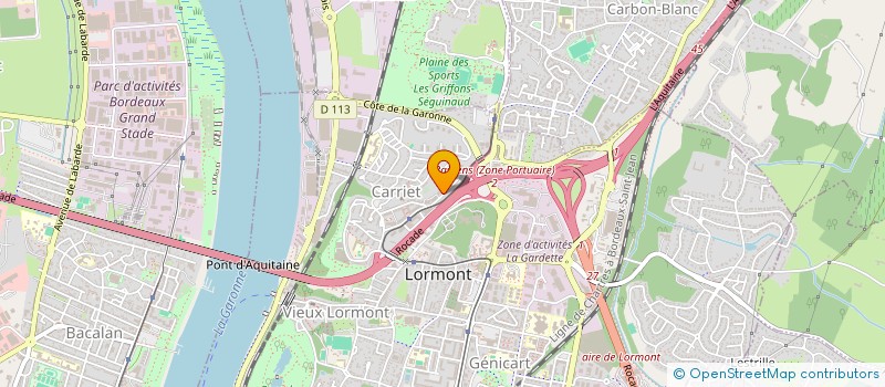 localisation de l'entreprise SCI SERTPOLAT  LORMONT