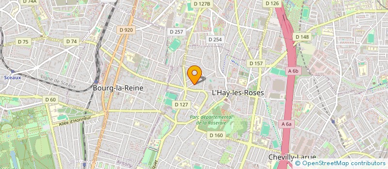 localisation de l'entreprise SCI SERVA  L'HAY-LES-ROSES