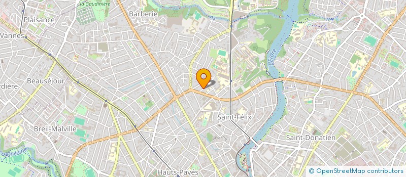 localisation de l'entreprise SCI SERVAIS à NANTES