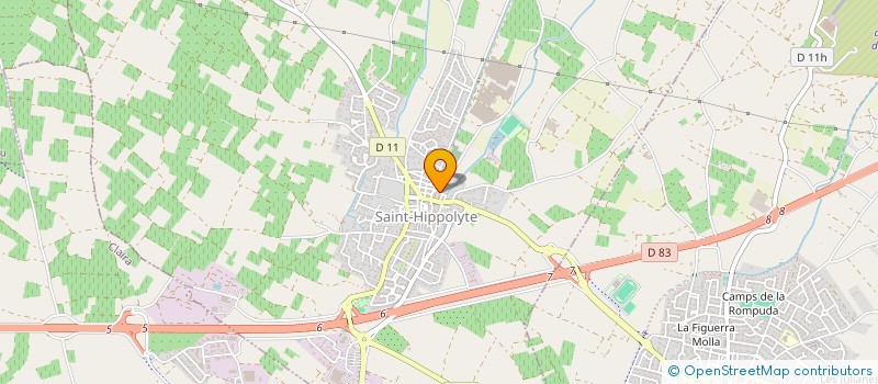 localisation de l'entreprise SCI SERVAIS  SAINT-HIPPOLYTE