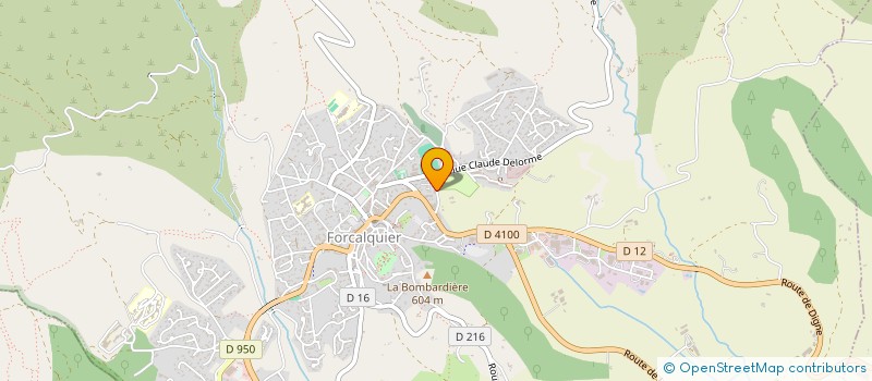 localisation de l'entreprise SCI SERVAIS/LE BOURCH à FORCALQUIER