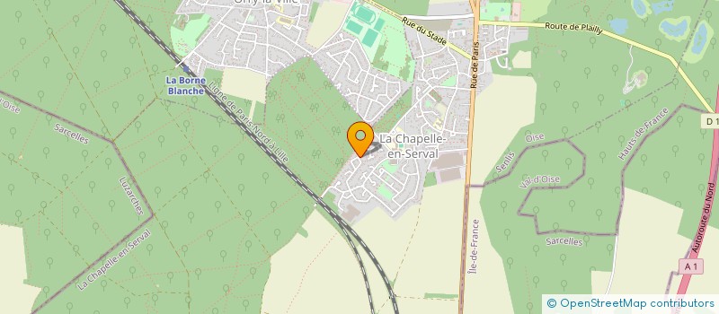 localisation de l'entreprise SCI SERVAL IMMOBILIERE  LA CHAPELLE-EN-SERVAL