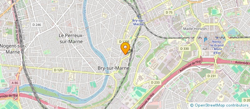 localisation de l'entreprise SCI SERVALYS  BRY-SUR-MARNE