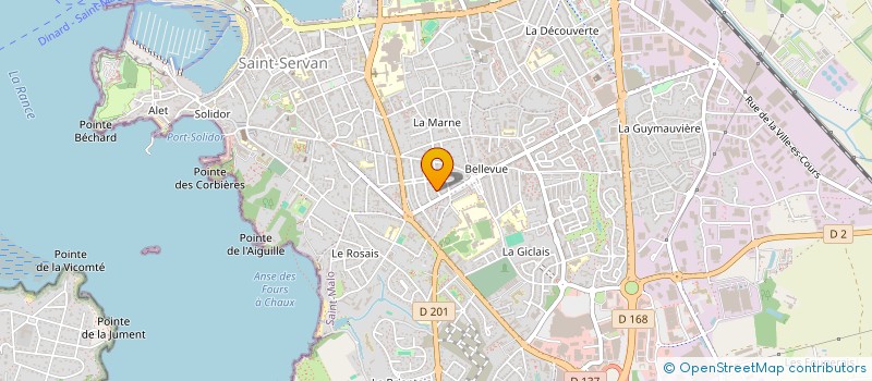 localisation de l'entreprise SCI SERVAN  SAINT-MALO