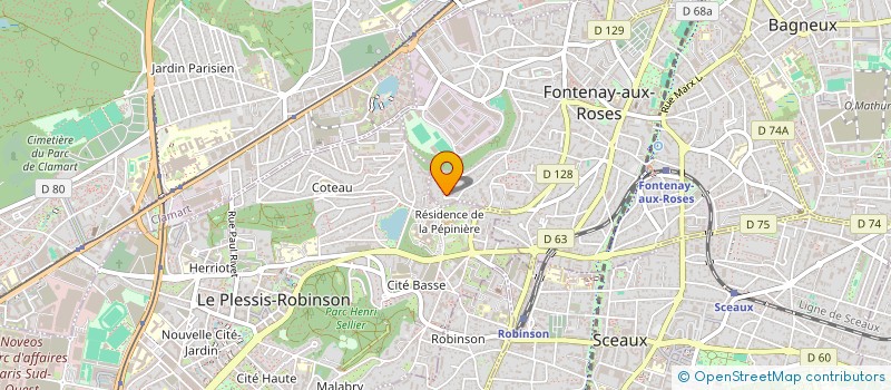 localisation de l'entreprise SCI SERVANDONI à FONTENAY-AUX-ROSES