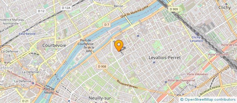 localisation de l'entreprise SCI SERVAT FRERES à NEUILLY-SUR-SEINE