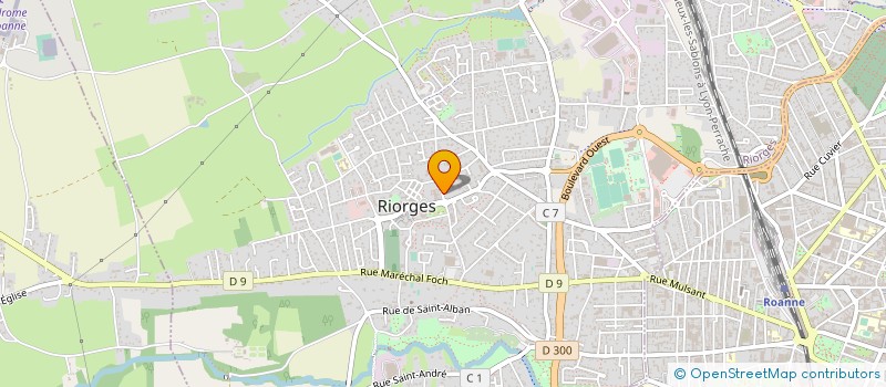 localisation de l'entreprise SCI SERVAUD à RIORGES
