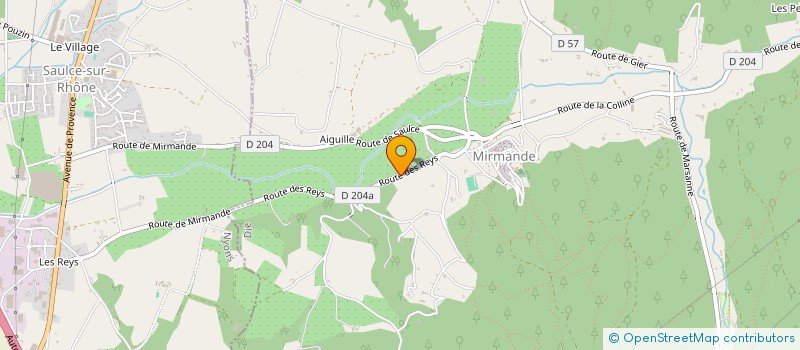 localisation de l'entreprise SCI SERVE CATELIN  SAULCE-SUR-RHONE