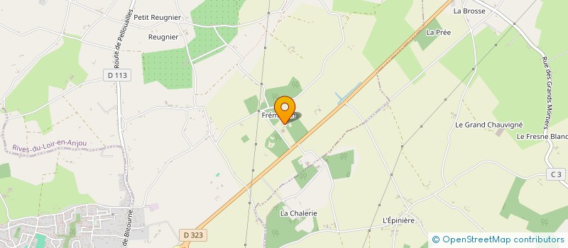 localisation de l'entreprise SCI SERVEAU L-M  RIVES-DU-LOIR-EN-ANJOU