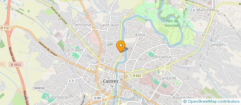 localisation de l'entreprise SCI SERVENT  CASTRES