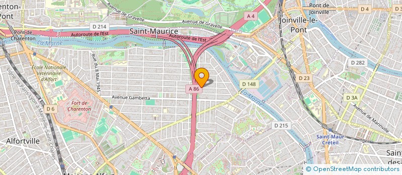 localisation de l'entreprise SCI SERVER à MAISONS-ALFORT