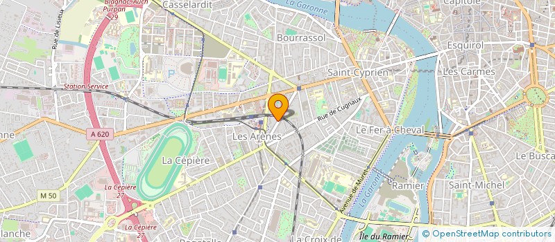 localisation de l'entreprise SCI SERVET à TOULOUSE