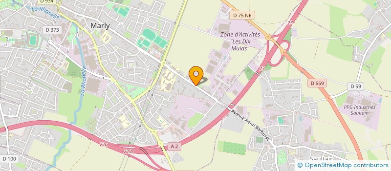 localisation de l'entreprise SCI SERVICES 8  MARLY