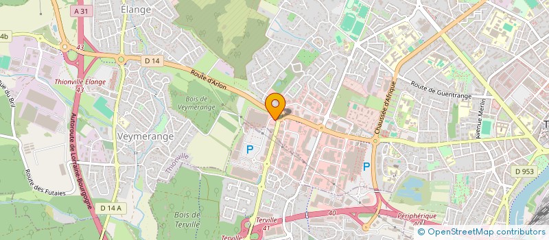 localisation de l'entreprise SCI SERVIE à THIONVILLE