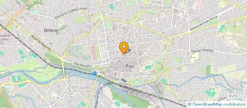 localisation de l'entreprise SCI SERVIEZ à PAU