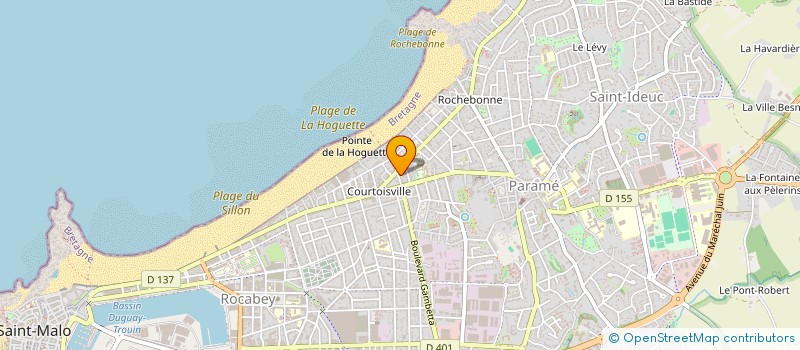 localisation de l'entreprise SCI SERVIGNE  SAINT-MALO