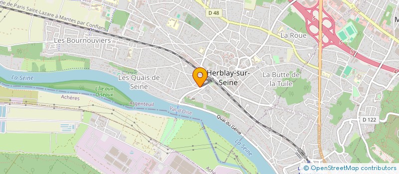 localisation de l'entreprise SCI SERVIMO  HERBLAY-SUR-SEINE