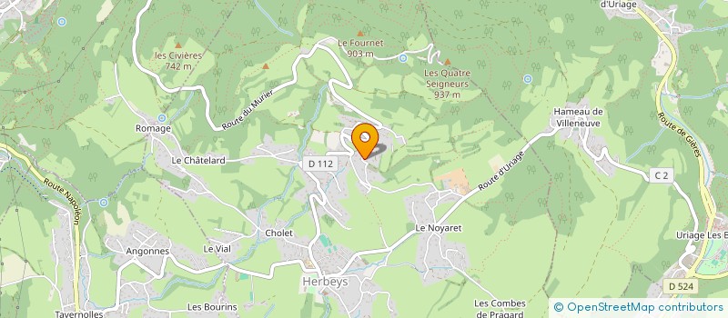 localisation de l'entreprise SCI SERVIN  HERBEYS